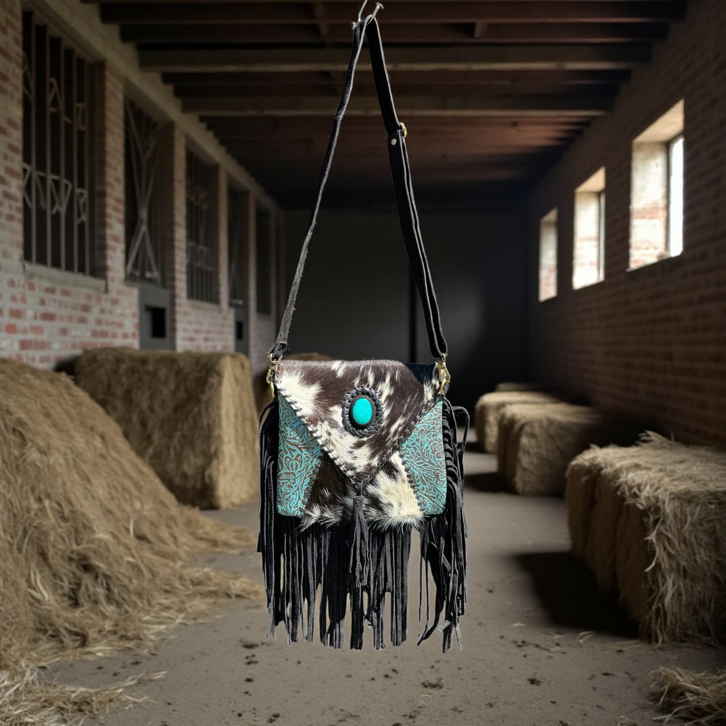 Danny Suede Hide Bag A