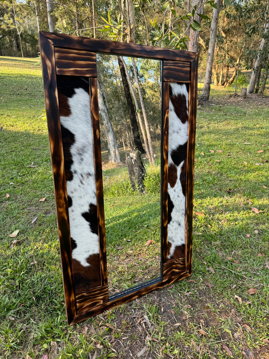 Cowhide Mirror
