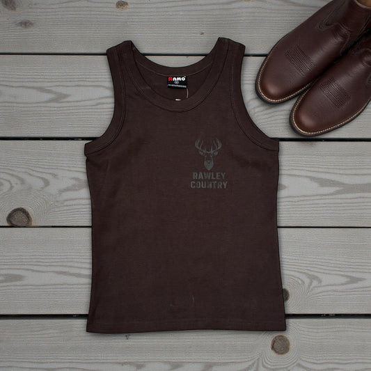 Women's Singlet Signature Brown